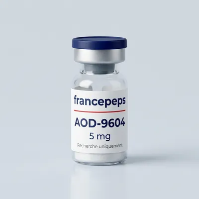 Flacon AOD-9604 5 mg FrancePeps, usage de recherche