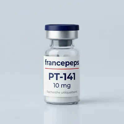 Flacon PT-141 10 mg FrancePeps, usage de recherche
