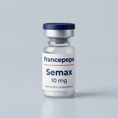 Flacon Semax 10 mg FrancePeps, usage de recherche